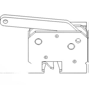 E3NN94264A27AA - Handle, Cab Door Inner (LH) - Thumbnail 2