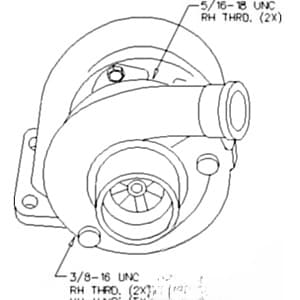 E6NN6K682BA - Turbocharger - Thumbnail 4