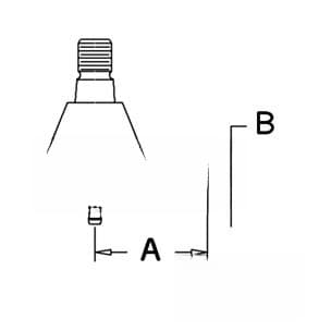 E6NN3A303AA - Steering; Male Cylinder End