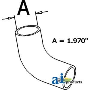 E7NN8286AA - Radiator Hose, Lower - Thumbnail 2