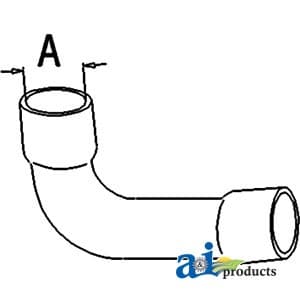 E7NN8286AA - Radiator Hose, Lower - Thumbnail 3