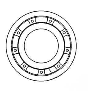 E75GE9 - Bearing, PTO Front - Thumbnail 3