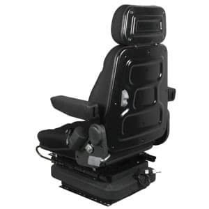 F10A4030 - Seat, F10 Series w/ Isolator, Low Pro Air Suspension, Black Cloth - Thumbnail 5