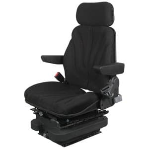 F10A4030 - Seat, F10 Series w/ Isolator, Low Pro Air Suspension, Black Cloth