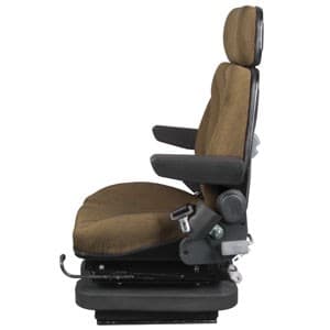 F10A4042 - Seat, F10 Series w/ Isolator, Low Pro Air Suspension, Brown Cloth - Thumbnail 3