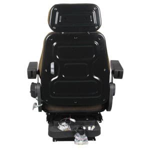 F10A4042 - Seat, F10 Series w/ Isolator, Low Pro Air Suspension, Brown Cloth - Thumbnail 4