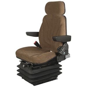 F10A6010 - Seat, F10 Series, Air Suspension, Brown Checkered Cloth