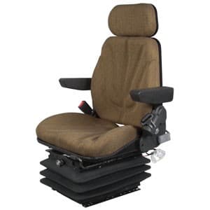 F10A6012 - Seat, F10 Series, Air Suspension, Brown Cloth