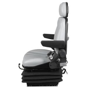 F10A6020 - Seat, F10 Series, Air Suspension, Gray Vinyl - Thumbnail 3