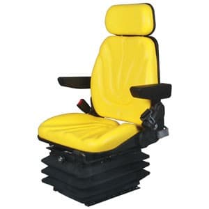 F10A6025 - Seat, F10 Series, Air Suspension, Yellow Vinyl
