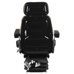 F10A6042 - Seat, F10 Series w/ Isolator, Air Suspension, Brown Cloth - Thumbnail 4