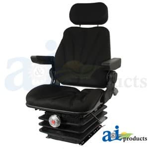 F10M240 - Seat, F10 Series, Mechanical Suspension / Armrest / Headrest / Black Cloth