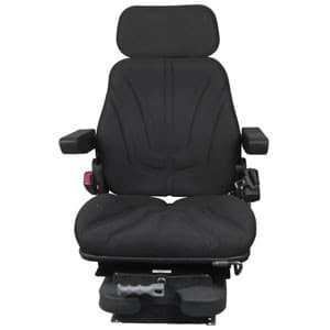 F10M4100 - Seat, F10 Series, Low Pro Mechanical Suspension, Black Cloth - Thumbnail 2