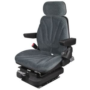 F10M4105 - Seat, F10 Series, Low Pro Mechanical Suspension, Gray Cloth