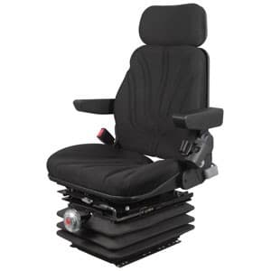 F10M6130 - Seat, F10 Series w/ Isolator, Mechanical Suspension, Black Cloth