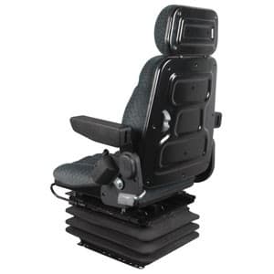 F10M6135 - Seat, F10 Series w/ Isolator, Mechanical Suspension, Gray Cloth - Thumbnail 5