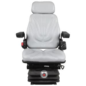 F10M6150 - Seat, F10 Series w/ Isolator, Mechanical Suspension, Gray Vinyl - Thumbnail 2