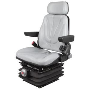 F10M6150 - Seat, F10 Series w/ Isolator, Mechanical Suspension, Gray Vinyl