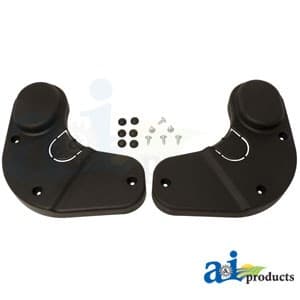F10SC - Seat Side Cover Set, F10 Seat, Two Side Plastic Covers, Screws, Plastic Taps