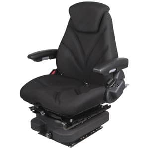 F20A5030 - Seat, F20 Series w/ Isolator, Low Pro Air Suspension, Black Cloth