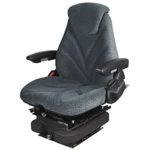 F20A5035 - Seat, F20 Series w/ Isolator, Low Pro Air Suspension, Gray Cloth