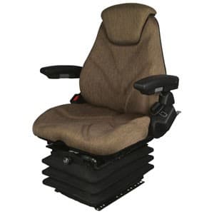 F20A7012 - Seat, F20 Series, Air Suspension, Brown Cloth