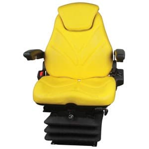 F20A7025 - Seat, F20 Series, Air Suspension, Yellow Vinyl - Thumbnail 2
