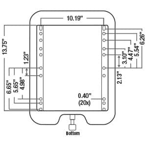 F20A7040 - Seat, F20 Series w/ Isolator, Air Suspension, Brown Checkered Cloth - Thumbnail 4