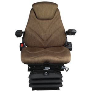 F20A7042 - Seat, F20 Series w/ Isolator, Air Suspension, Brown Cloth - Thumbnail 2