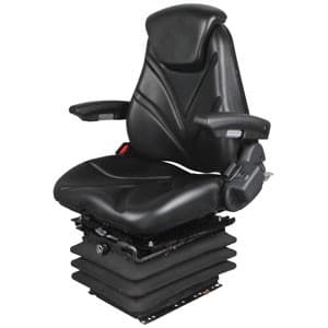 F20A7045 - Seat, F20 Series w/ Isolator, Air Suspension, Black Vinyl