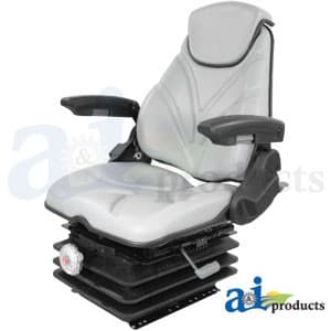 F20M235 - Seat, F20 Series, Mechanical Suspension / Arm Rest / Head Rest / Gray Vinyl