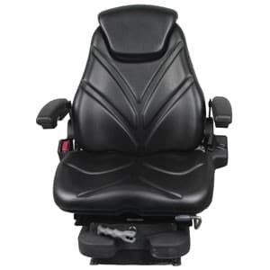 F20M5115 - Seat, F20 Series, Low Pro Mechanical Suspension, Black Vinyl - Thumbnail 2