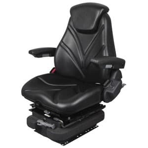 F20M5145 - Seat, F20 Series w/ Isolator, Low Pro Mechanical Suspension, Black Vinyl