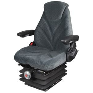 F20M7105 - Seat, F20 Series, Mechanical Suspension, Gray Cloth
