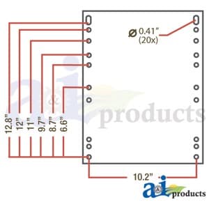 F20M7112 - Seat, F20 Series, Mechanical Suspension, Brown Cloth - Thumbnail 4