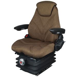 F20M7112 - Seat, F20 Series, Mechanical Suspension, Brown Cloth