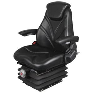 F20M7115 - Seat, F20 Series, Mechanical Suspension, Black Vinyl