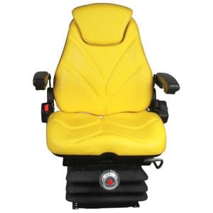 F20M7125 - Seat, F20 Series, Mechanical Suspension, Yellow Vinyl - Thumbnail 2
