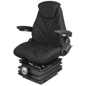 F20M7130 - Seat, F20 Series w/ Isolator, Mechanical Suspension, Black Cloth