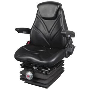 F20M7145 - Seat, F20 Series w/ Isolator, Mechanical Suspension, Black Vinyl