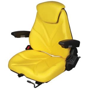 F20ST3010 - Seat, F20 Series, Slide Track, Yellow Vinyl