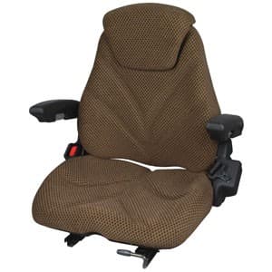 F20ST3025 - Seat, F20 Series, Slide Track, Brown Checkered Cloth