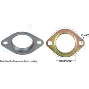 F240-I - Bearing; 2 Bolt Flange Half