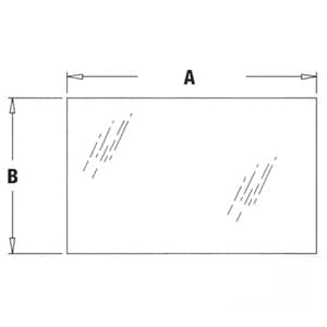 F44630 - Glass, Rear, Lower
