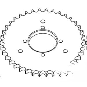 FH304862 - 33 Tooth Mega Pickup; Slip Clutch Sprocket - Thumbnail 2