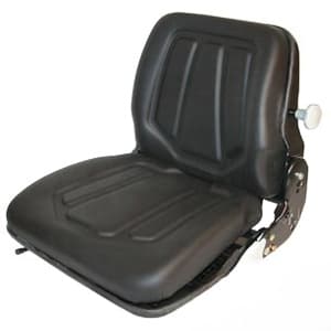 FLS322BL - BLK Shock Absorbing Spring Forklift Seat