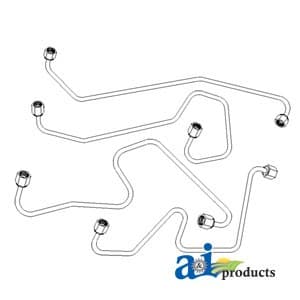FPL600 - Injection Line Set, 4 Cylinder