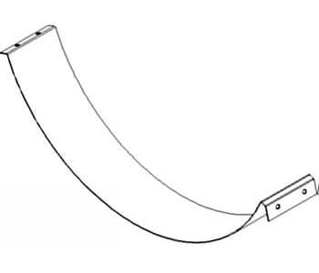 FPJDHSTS2 - Half Cover Concave Cover Plate