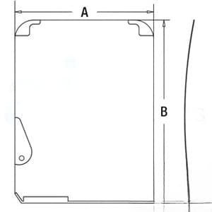 FYA00001495 - Glass, Upper Front Windshield