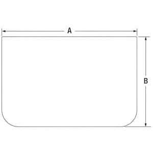 FYD00006272 - Glass, Lower Windshield